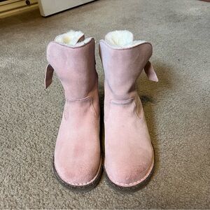 Birkenstock Pink Winter Boots for Women